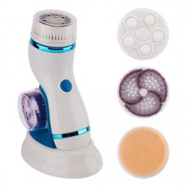 Electric Facial Cleansing Brush, Rechargeable Electric Rotating Face Scrubber, Perfect for Deep Cleansing, Gentle Exfoliating & Removing Blackhead, Blue