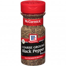 McCormick Coarse Ground Black Pepper, 3.12 oz