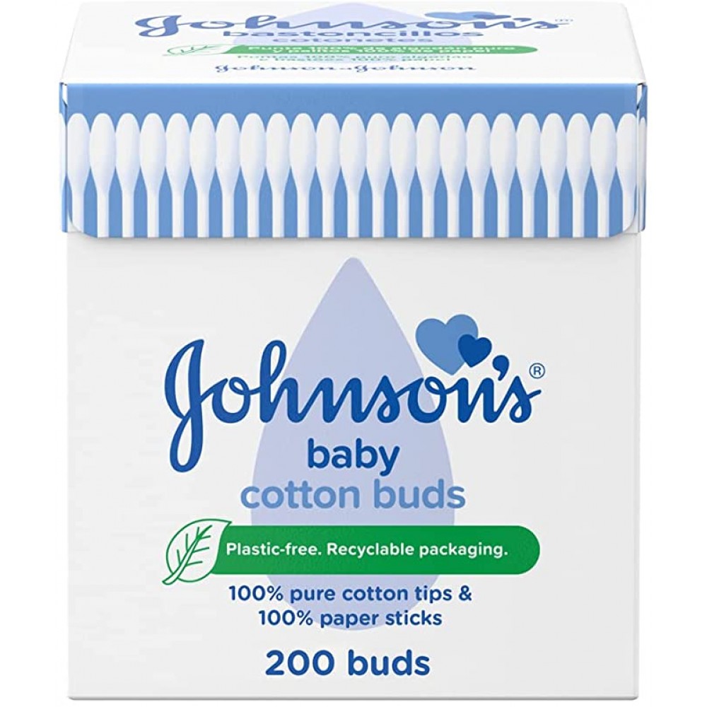 Johnson's Pure Cotton Buds, 200 Buds