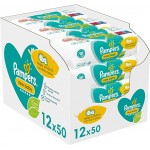 Pampers Baby Wipes Multipack, New Baby Sensitive, 600 Wipes (12 x 50), Baby Essentials for Newborn