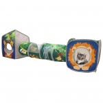 kitty city pop open jungle combo,collapsible cat cube, play kennel, cat bed, tunnel, cat toys